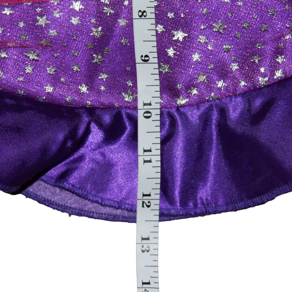 Tu Sainsbury's Purple Pink Sparkly Star Witch Costume Hat Girl's 3-4yrs - Picture 3 of 13